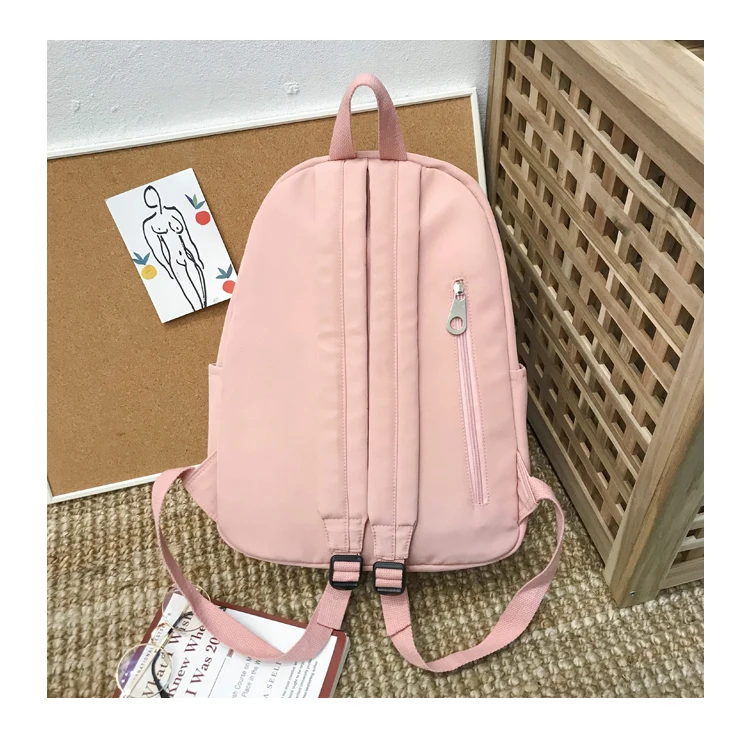 Школьный рюкзак для девочек, Модный милый рюкзак для ноутбука, рюкзак для путешествий, Harajuku Kawaii, рюкзак на плечо, ранец, розовый, желтый