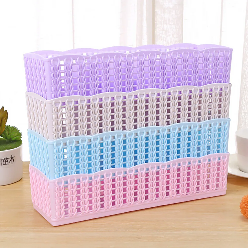 

Small item Storage box 5 Cells Plastic Organizer Storage Box Tie Bra Socks Drawer Cosmetic Divider Tidy Household 5.23