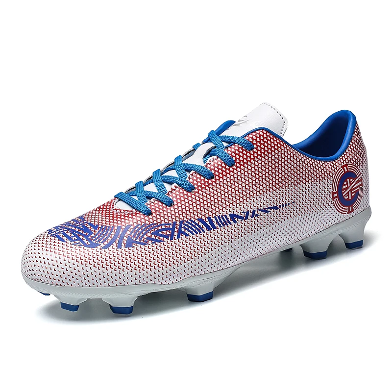 

Outdoor Soccer Football Shoes Kids Soccer Shoes New Adults Men's Cleats High Top TF Football Boots Training Sports Sneakers33-45