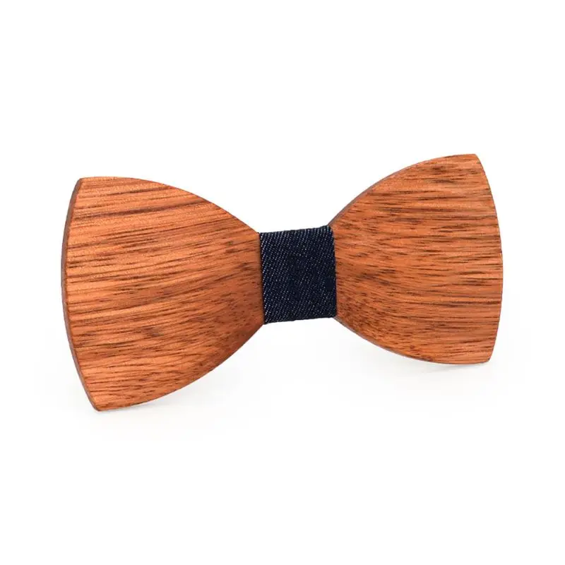 Nœud Papillon en Bois pour Homme de Haute Qualité, Modèle de Couleur Unie, Style Classique Idéal pour le Business