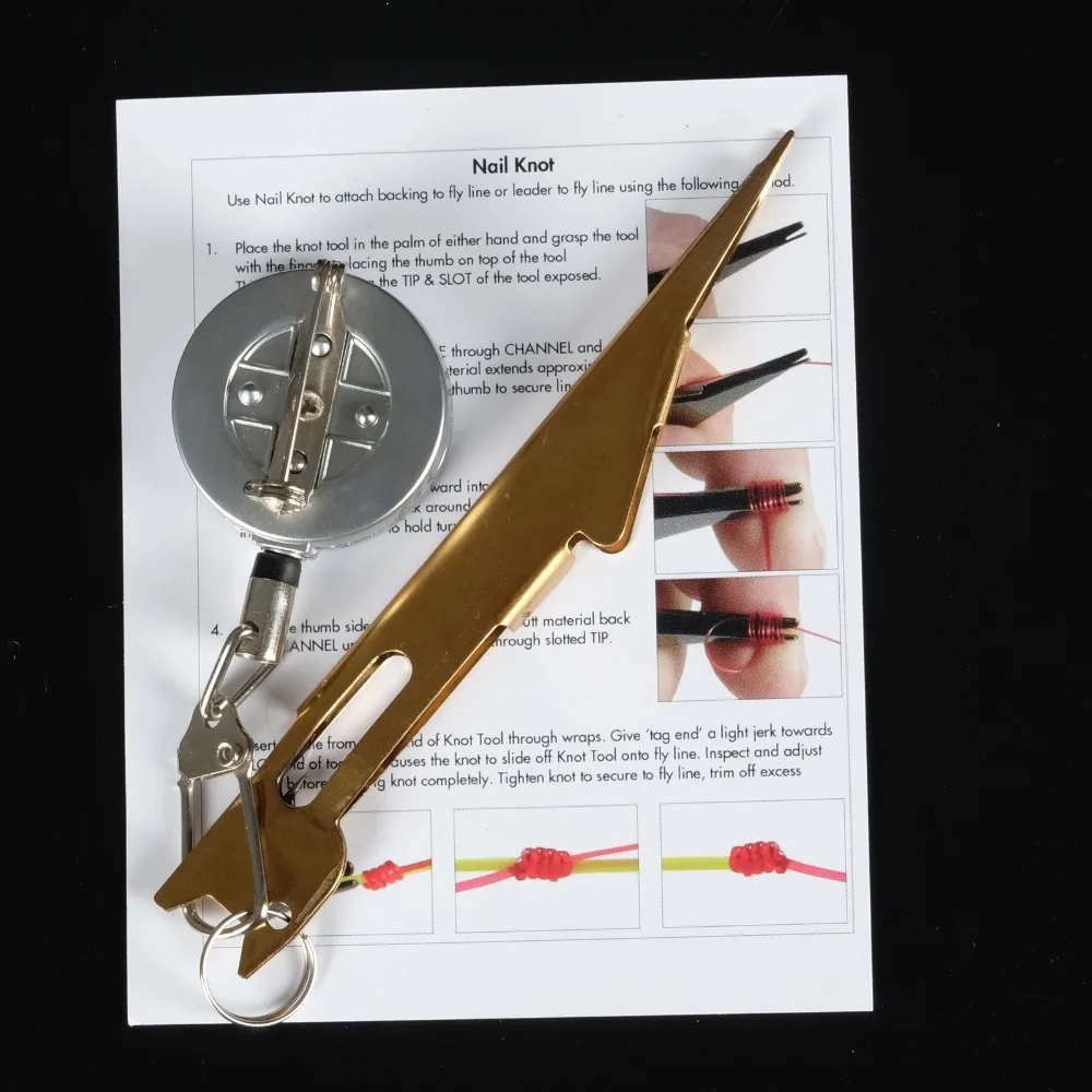 SF Stainless Nail Knot Tyer Fly Fishing Tool (fast tie) Steelin
