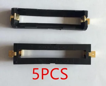 

5Pcs/lot High Quality 1X 18650 Battery Holder SMD With Bronze Pins 18650 Battery Storage Box TBH-18650-2C-SMT