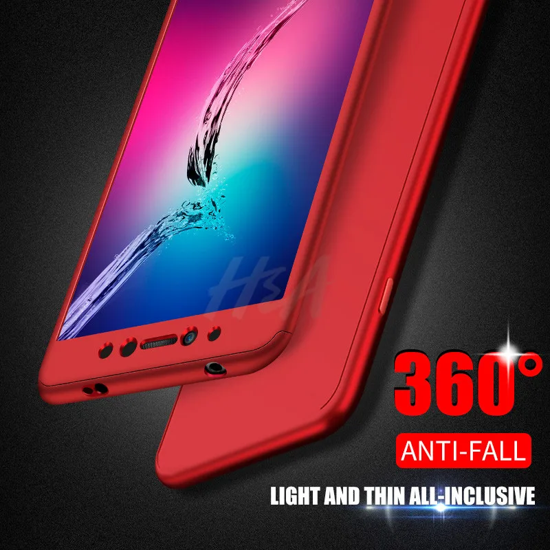 Luxury 360 Full Protection Case For Xiaomi Redmi 5 Plus 5A Phone Case For Redmi 4X 4A 4 6 Pro 6A S2 Cover Case Tempered Glass