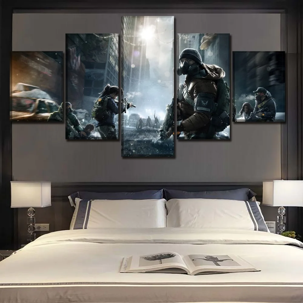 Wall-Art-Modular-Pictures-Canvas-HD-Prints-Paintings-5-Pieces-Game-Tom-Clancy-s-The-Division (3)