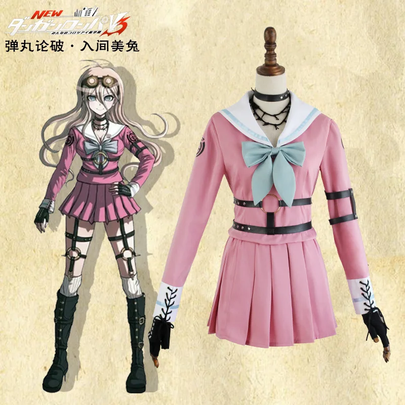 Хэллоуин Danganronpa V3: убийство Harmony ирума Miu Кролик костюм японского аниме красивая
