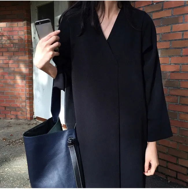 

Autumn Winter Women Fashion V Neck Dress Female Dress Korean Japan Brief Dress Vestidos