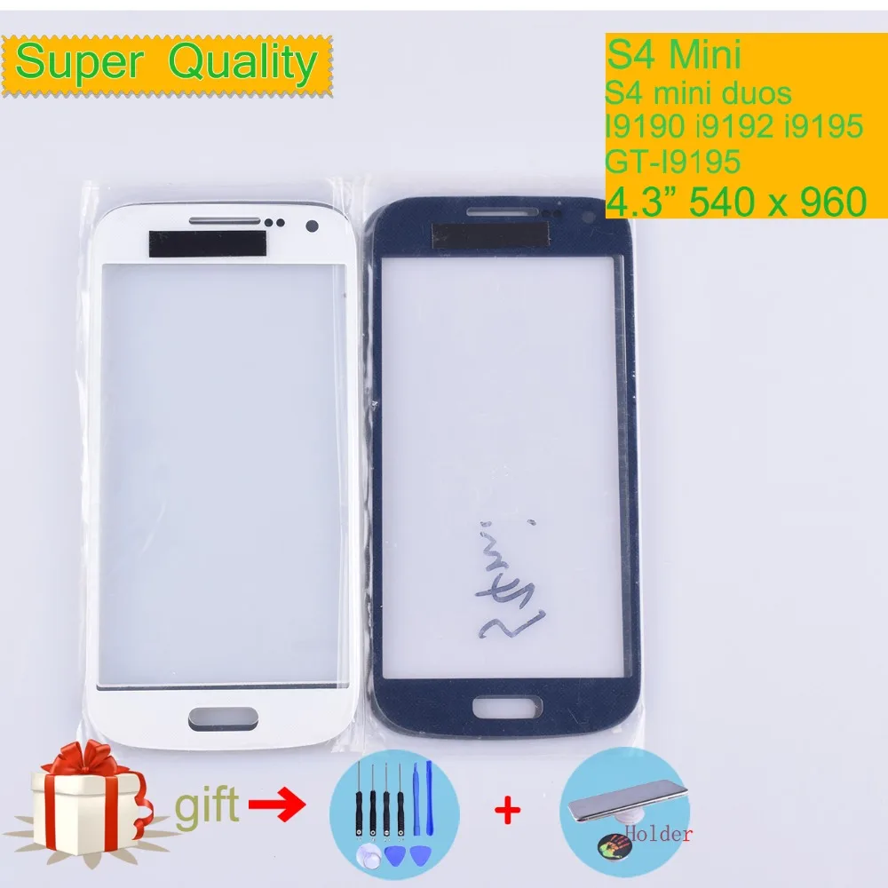 Супер качество для Samsung Galaxy S4 Mini i9190 i9195 i9192 GT сенсорный экран передняя стеклянная
