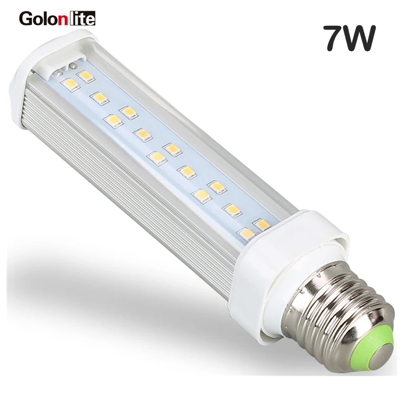 Golonlite 11 Вт E27 G24 led PL светильник ваттов 9 7W 6w Замена 26W 18W 13W 10W CFL 120v 230v g24q g24d g23 2 4 pin E26