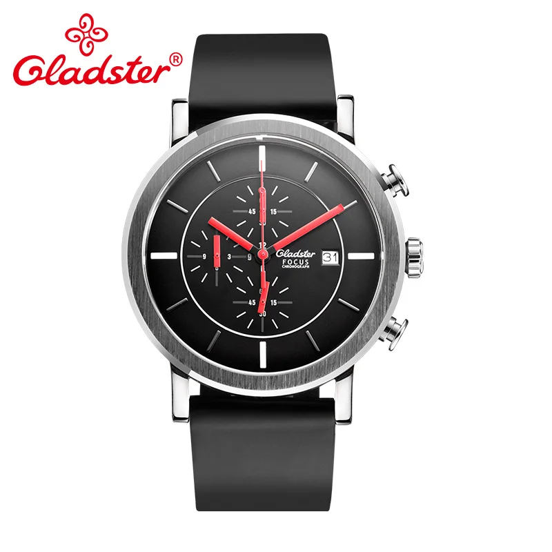 Gladster модные повседневные мужские часы с сапфировым кристаллом японский механизм MiyotaOS10