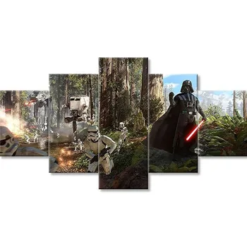 

New Pure Handmade 5D Full Square Diamond Painting Movie Star Wars Embroidery Mosaic by Number Wall Art Home Corridor Decoration