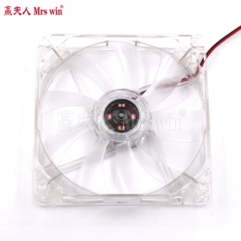 

1pc Cool PC computer fan 12cm with 4 led 8025 8cm silent DC 12V LED luminous chassis molex 4D plug pc fan
