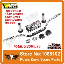 Pro Taper Fat Bar 1-1/" металлический Mulisha пакет Dirt Bike MotorCross Fat Bar MX алюминиевый гоночный руль 810 мм