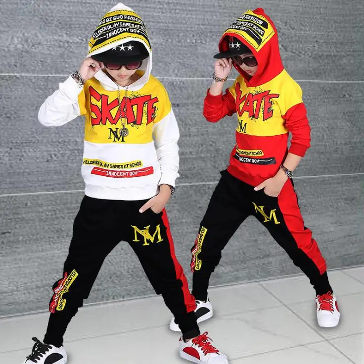 

2 Pieces Kids Set Autumn Children's Clothing Boys Long Sleeve tshirt + Haren Pants Sets Girls Clothes Hoodies Sweatshirts sets
