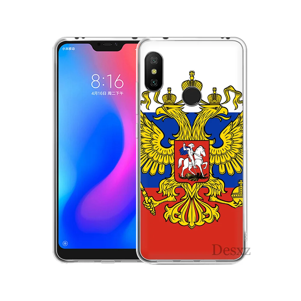 Жесткий чехол Gerleek для телефона с российским флагом eaglefor Redmi 7 GO 4 Prime 3S 6 6A 3 Pro 4Pro S2 4A