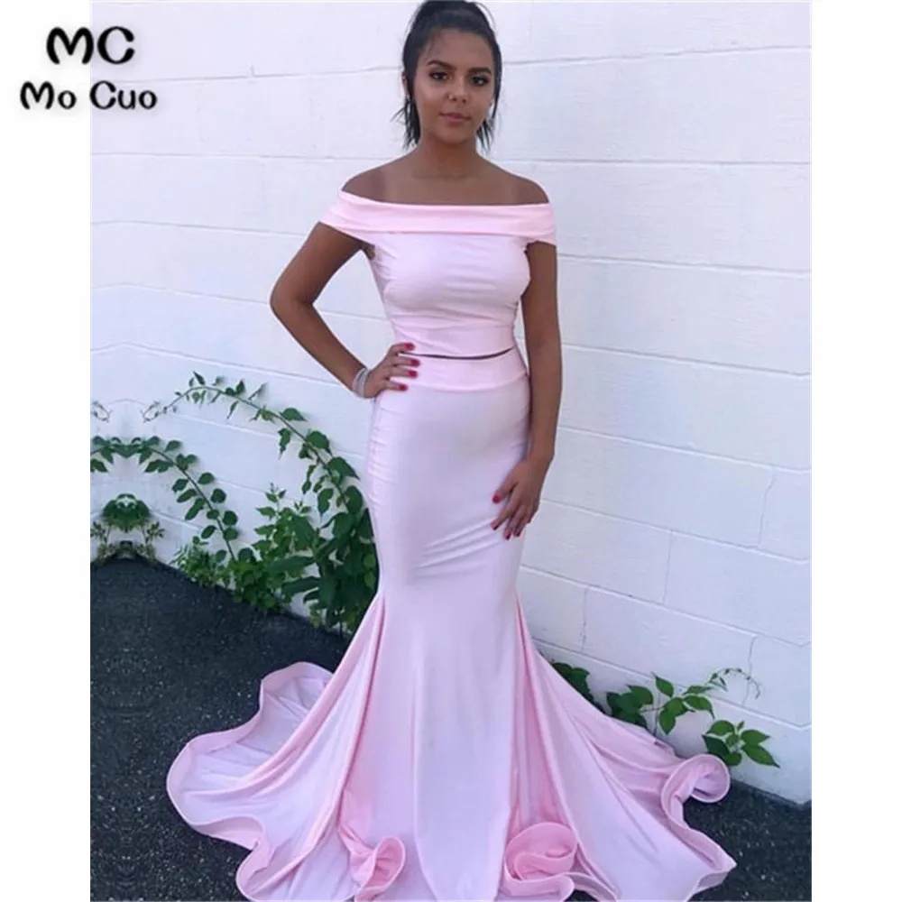 

Off Shoulder Mermaid Evening Dresses Long Burgundy Evening Gown Short Sleeves Elastic Satin Prom Dress for Women Custom Made