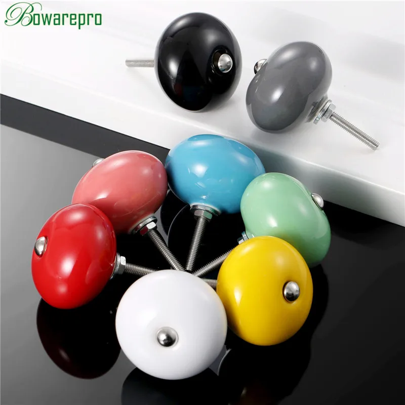 bowarepro Modern Knobs Ceramic Drawer Knob Cabinet Pulls Cabinet Closet Cupboard Pull Handle Kitchen Furniture Accessories 1PC bowarepro Modern Knobs Ceramic Drawer Knob Cabinet Pulls Cabinet Closet Cupboard Pull Handle Kitchen Furniture Accessories 1PC