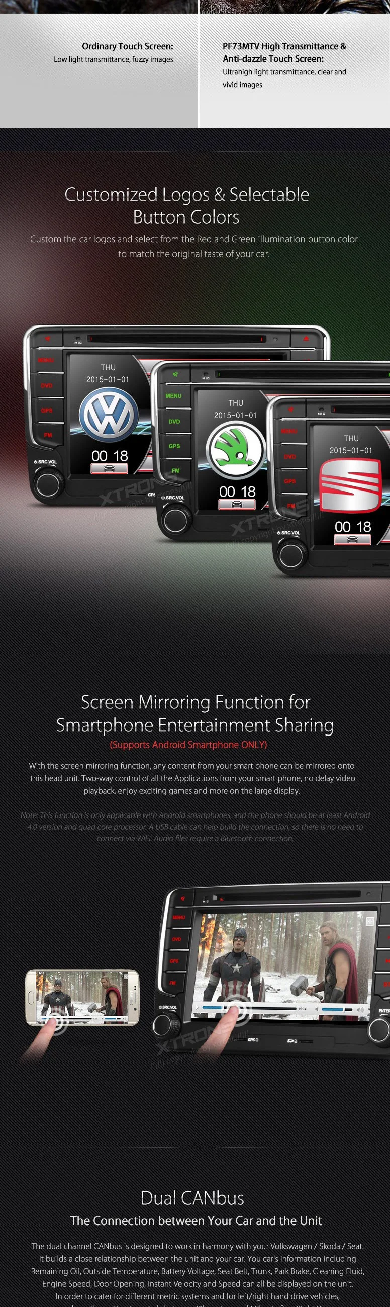 Flash Deal 7" Special Car DVD for Volkswagen Touran 2003-2012 & Tiguan 2007-2012 & Scirocco 2008-2012 & EOS 2006-2012 & Caddy 2004-2012 2