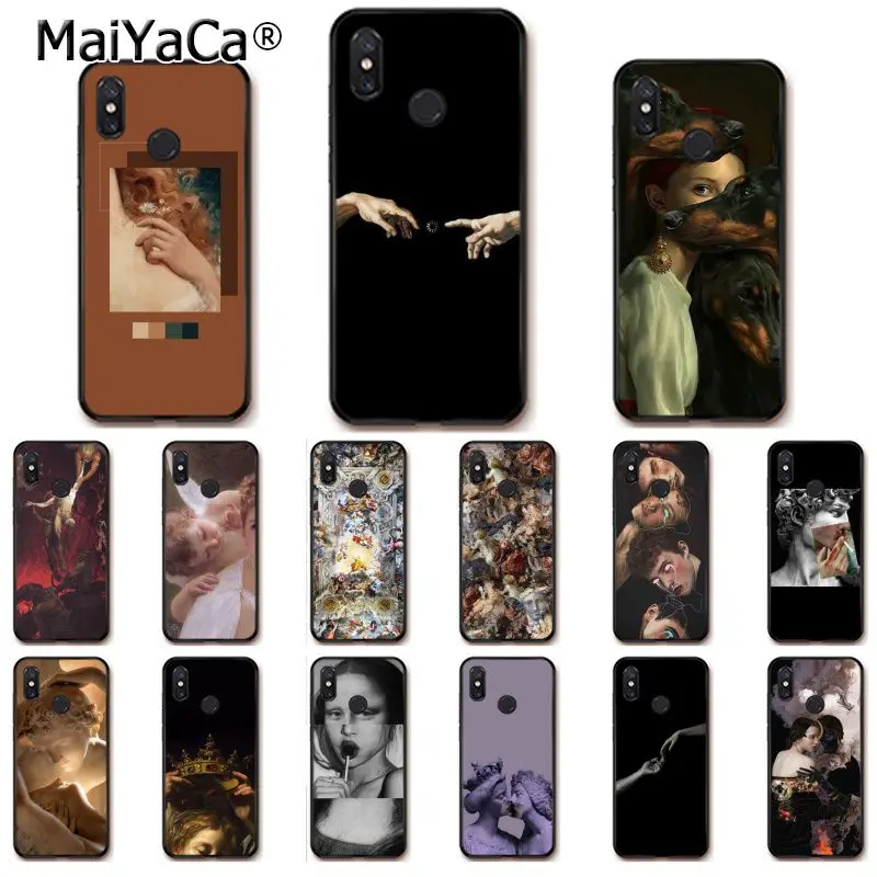 

MaiYaCa Vintage Plaster Statue David aesthetic Art PhoneCase for Xiaomi Redmi8 4X 6A 5A 7ARedmi5 5Plus Note4 5 7 A1 A2Lite