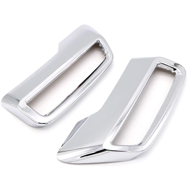 For Peugeot 3008 5008 2017 2018 Car Styling Exterior ABS Chrome Rear Exhaust Muffler End Pipe Sticker Cover 2pcs