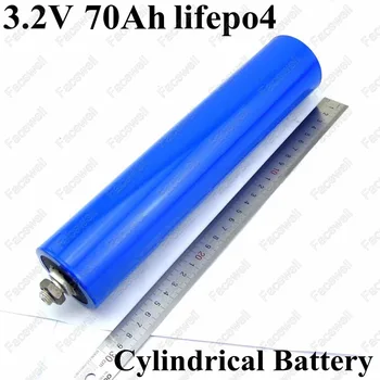 

1pc Brand 60280 3.2v 70Ah Cylinder 60280 battery High drain 100A for e bike Battery pack diy Cylindrical Cells not 38120 +Screws