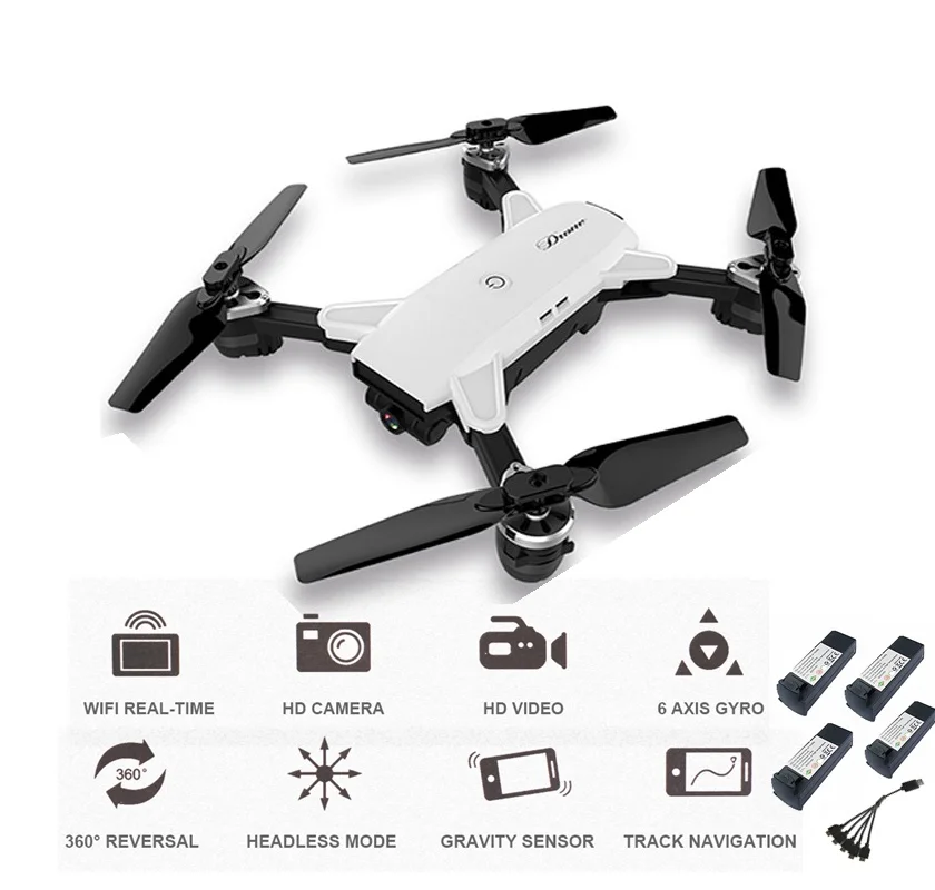 

Yh-19hw Rc Drone With Camera Selfie Drone Foldable Rc Helicopter Fpv Quadcopter Professional Toy For Kid Vs Visuo Xs809hw Xs809w
