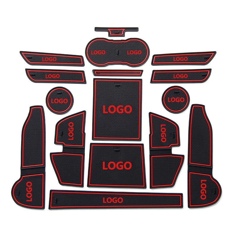 

Anti-Slip Gate Slot Mat Rubber Cup Mats for Subaru XV 2018 2019 2020 Crosstrek WRX STI Non-Silp Accessories Stickers Car Styling