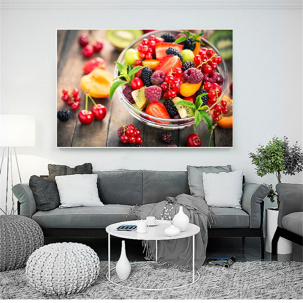 Настенная живопись, кухонный декор, фруктовая настенная художественная Ретро корзина для овощей, помидор, ВИНТАЖНЫЙ ПЛАКАТ, скандинавские картины для еды, искусство для столовой