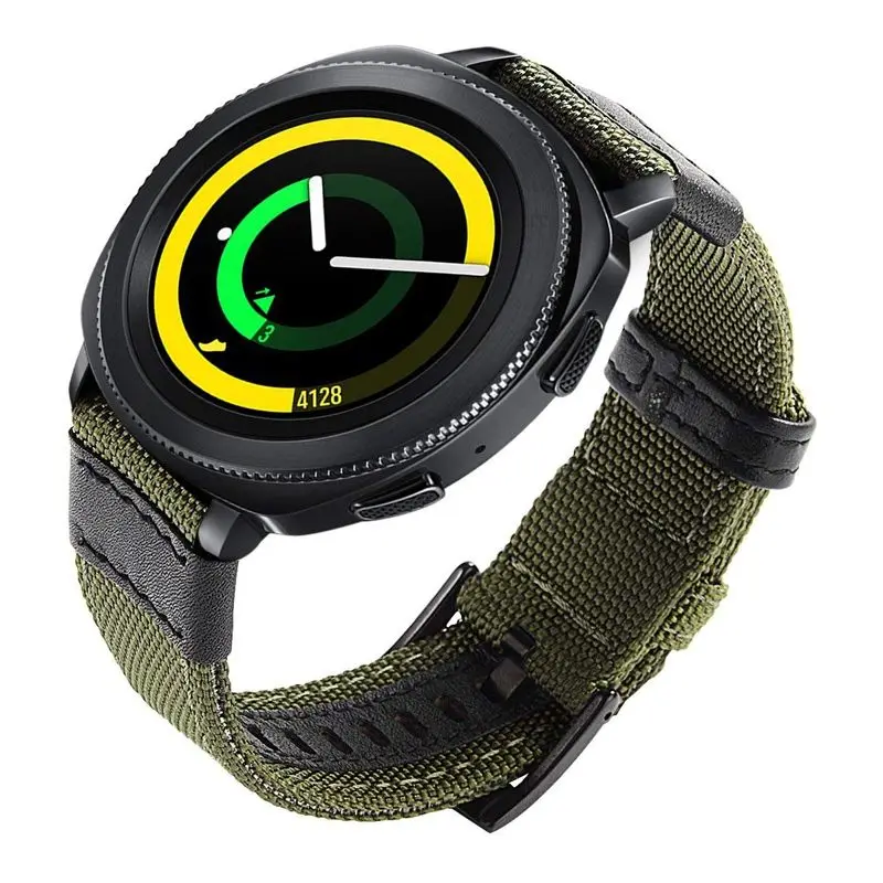 Fácil Ajuste de Nylon & leather strap