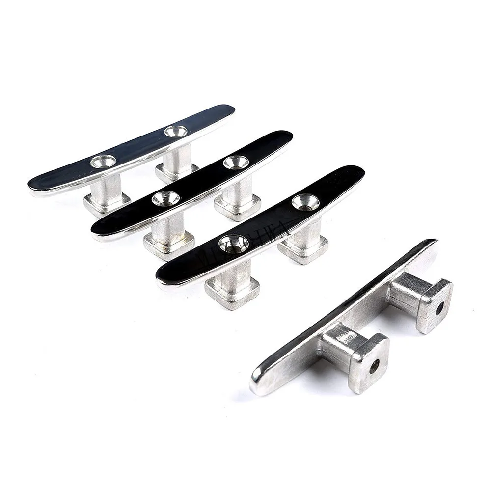 4 pcs Boat Dock Cleat Open Base Cleat 4 5/16 inch Rope Cleat Deck Cleat