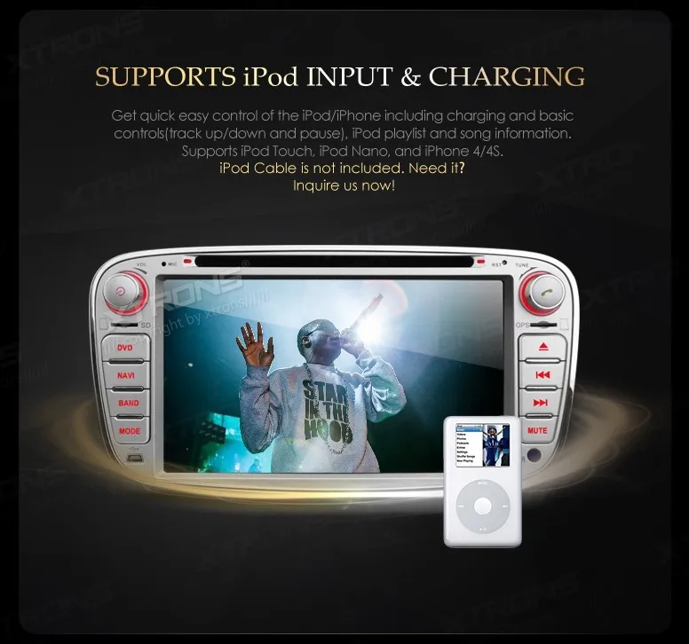 Flash Deal 7" HD Silver Special Car DVD for Ford Focus 2007-2010 & S-Max 2008-2011 & Mondeo 2004-2011 & C-Max 2008-2010 & Galaxy 2010-2011 16