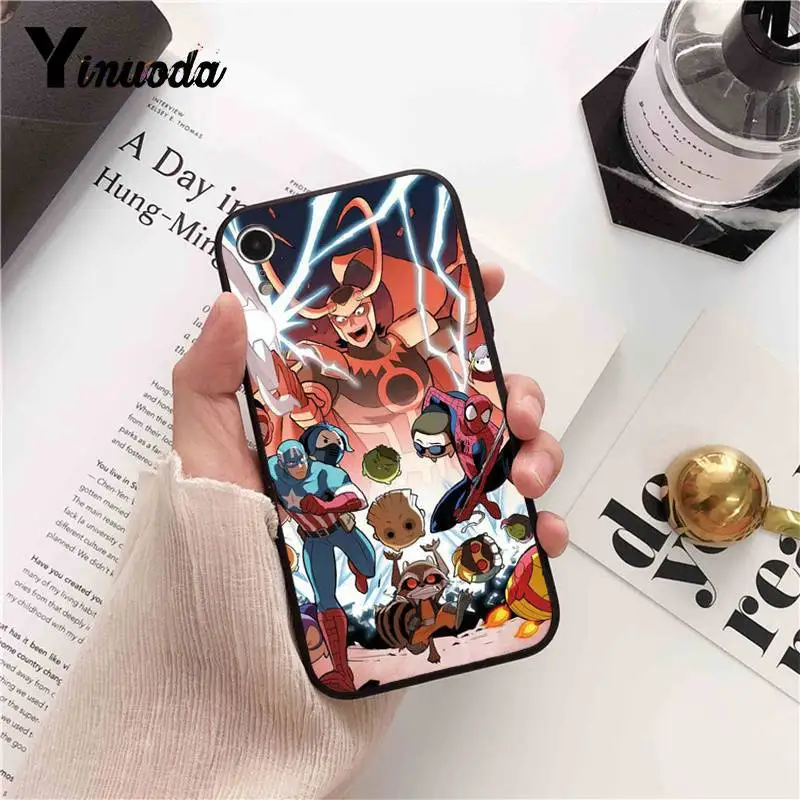 Yinuoda Marvel Hero Loki colorful cute TPU Soft Silicone Phone Case Cover for iPhone 6S 6plus 7 7plus 8 8Plus X Xs MAX 5 5S XR Yinuoda Marvel Hero Loki colorful cute TPU Soft Silicone Phone Case Cover for iPhone 6S 6plus 7 7plus 8 8Plus X Xs MAX 5 5S XR