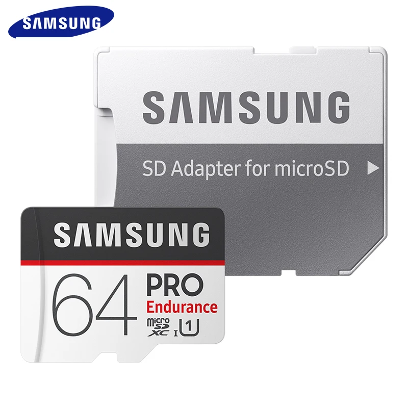 Карта памяти Micro sd SAMSUNG карта Pro на выносливость 32 ГБ 64 128 класс 10 SDHC SDXC с адаптером
