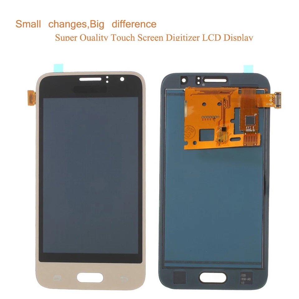 10 шт./лот AMOLED для Samsung Galaxy J1 2016 J120 J120F J120M ЖК дисплей сенсорный экран дигитайзер