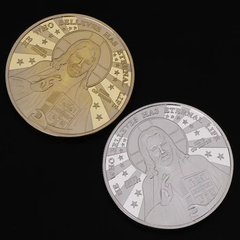 

Commemorative Coin God Bless Kind Collection Collectible Souvenir Gifts Coins Art Gifts Silver Gold N19-A