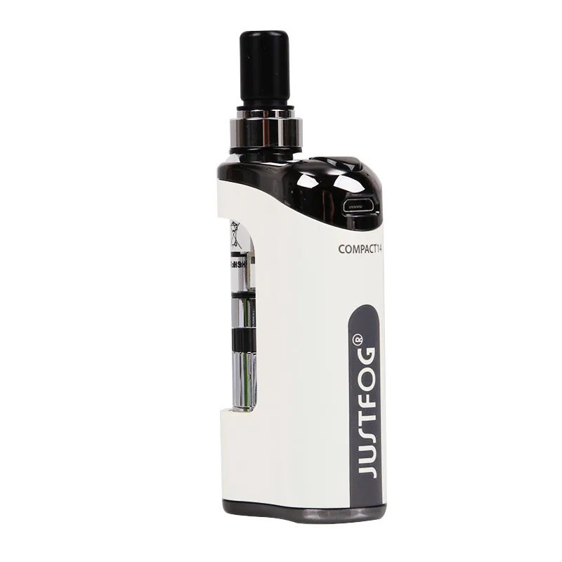 Vape Kit JUSTFOG Compact 14 Starter с 1,8 мл Q14 атомайзер бак 1.6ohm катушка 1500 мАч батарея электронная сигарета, ручка комплект 5 шт