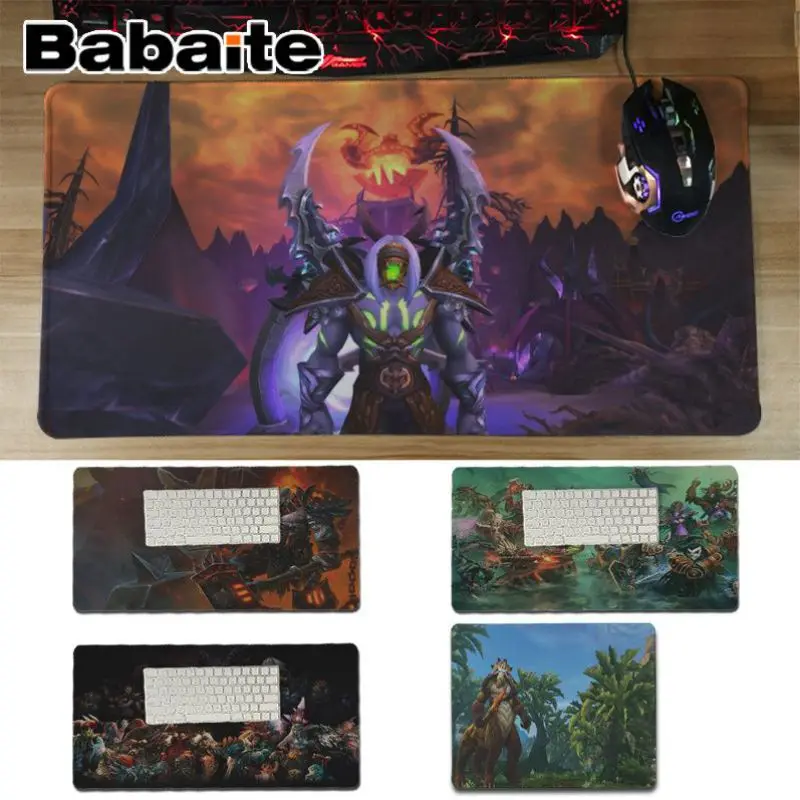 

Babaite World of Warcraft Unique Desktop Pad Game Mousepad Speed/Control Version Large Gaming Mouse Pad
