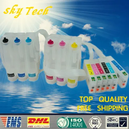 Empty CISS Suit for T5591 T5592 T5593 T5594 T5595 T5596 suit for epson RX700 with auto