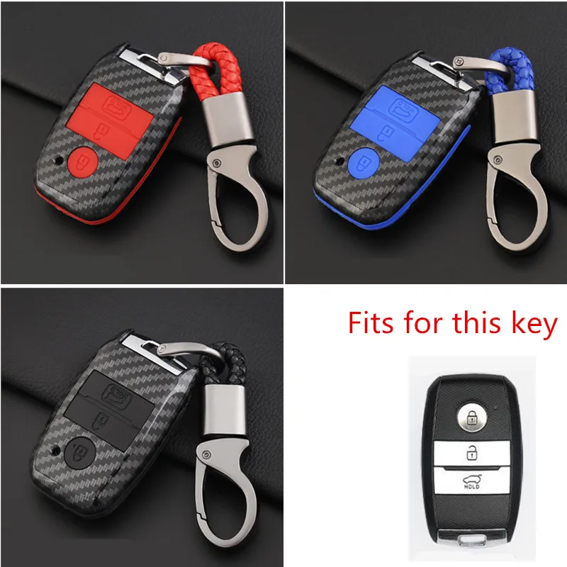 ABS-Carbon-Fiber-Shell-Silicone-Car-Smart-Key-Case-Cover-For-Kia-Ceed-Cerato-Optima-Rio (4)