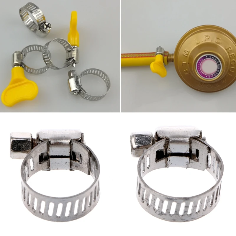 

10PCS Computer Water Cooling Pipe Clamp Elasticity Hoop For OD 8-12mm/9-16mm Tube