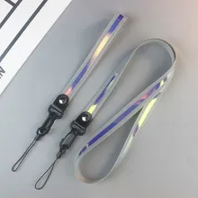 50 см лазерный крючок, ремни для мобильного телефона, ручные ремешки для ключей, ID карты, для спортзала, USB держатель для бейджа, сделай сам, висячая веревка, длинная+ Короткая комбинация