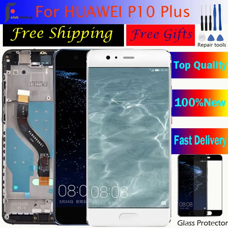 

Digitizer Assembly Replacement Parts VKY-AL00 For HUAWEI P10 Plus 5.5'' 2560x1440 LCD Display with Touch Screen