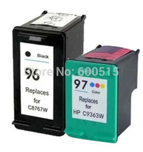 2 unids HP97 HP96 cartucho de tinta Compatible para Hp Deskjet  5740/6540/6840/9800/Psc1610/2355/2575/Photosmart  325/335/375/385/425/2710|ink cartridge with chip|ink cartridges canadaink  and toner cartridge - AliExpress