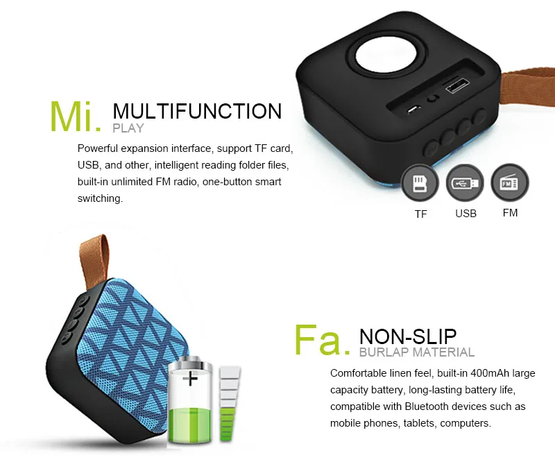 5-Portable Bluetooth Speaker