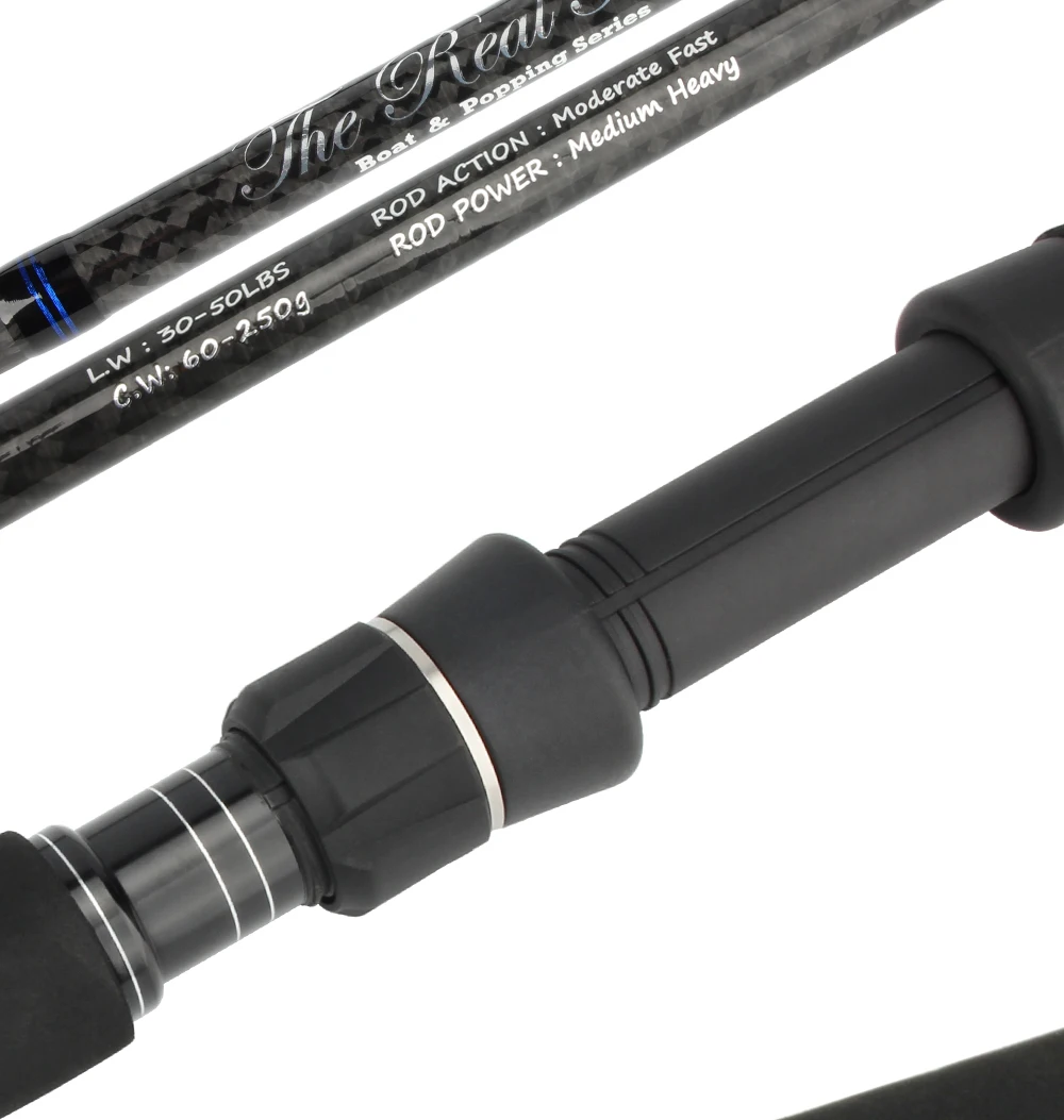 RoseWood BPS763 Spinning Surf Popping Fishing Rod C.W. 60-250G L.W. 30-50lbs Saltwater Boat Heavy Jigging Trolling Rods 18KG  (6)