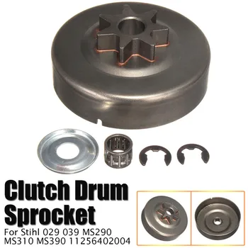 

5Pcs/set 3/8" 7 Tooth Chain Saw Sprocket Clutch Drum Passive Plate Washer E-Clip Kit For Steele Stihl 029 039 MS290 MS310 MS390
