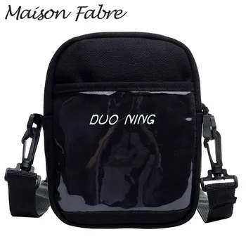 

Maison Fabre Bag Girl Canvas handbags Zipper men Transparent Special Shoulder bags 2019 Fashion Messenger bag Ladies handbags
