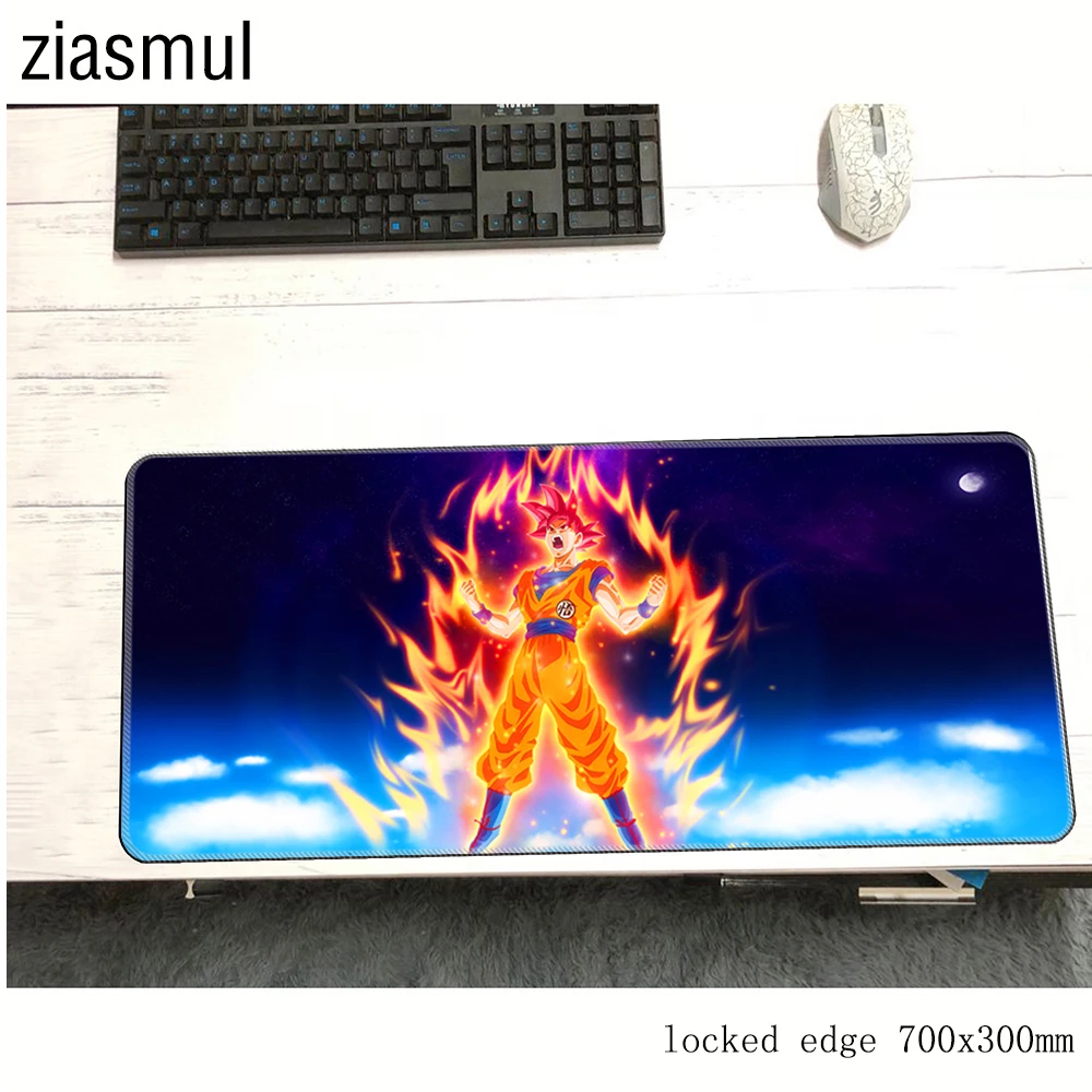 Dragon Ball Z padmouse 700x300 мм коврик для мышь Notbook коврик для компьютерной Вегета игровой коврик для мыши для ноутбука/коврики для мыши