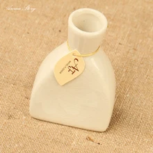 10 шт./партия, без огня, ароматерапия, подарочный набор, пустые керамические бутылки для тростника, рассеиватель, украшение для дома 66x32x100 мм