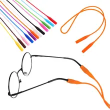 Высокоэластичные силиконовые ремни для очков цепочка для солнцезащитных очков спортивные противоскользящие веревки для очков ленточный шнур держатель 12 цветов