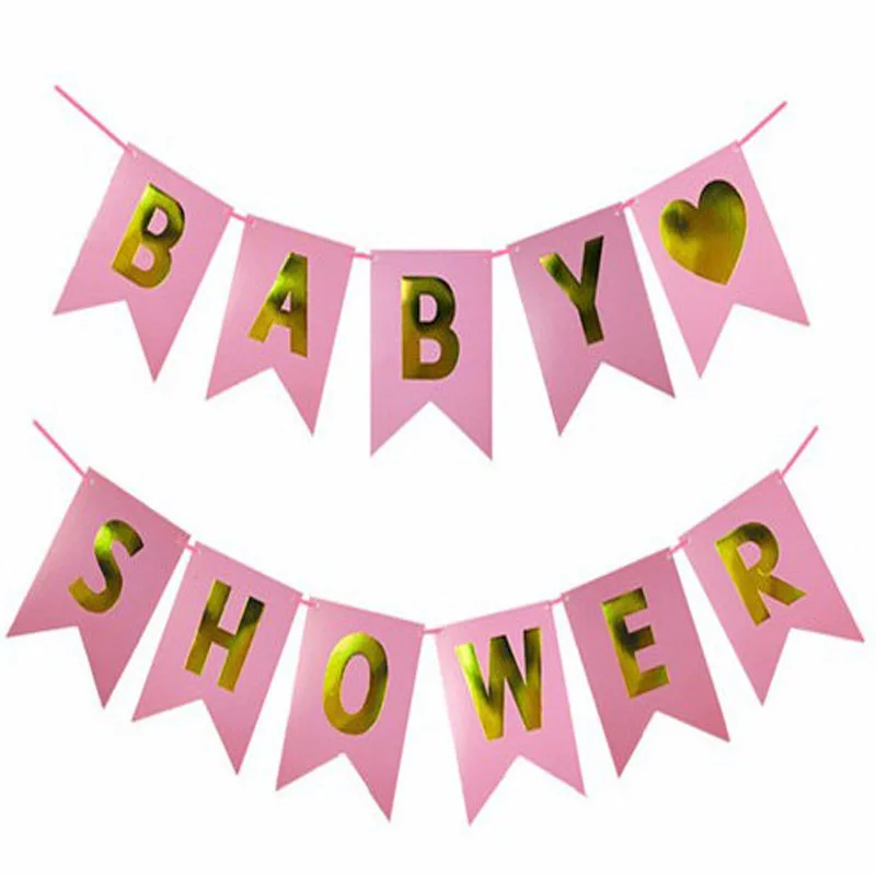

1 Set Creative Baby Shower Banner Cartoon Banner Flags Birthday Party Supplies Baby Shower Kids Party Decor